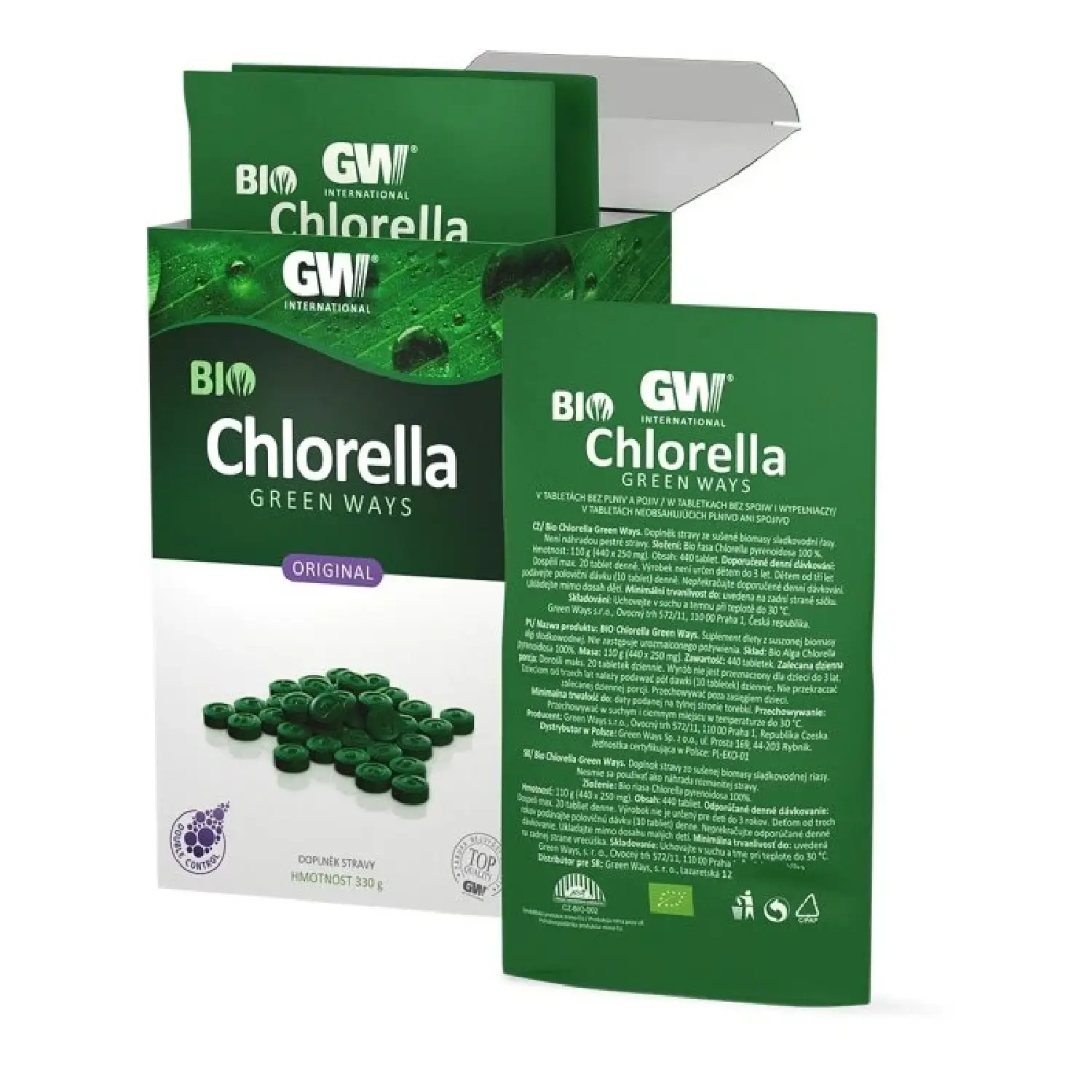 BIO Chlorella Green Ways tablety