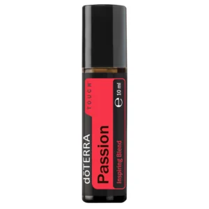 Roll-on lahvička směsi esenciálních olejů Passion Touch doTERRA určená k okamžité aplikaci